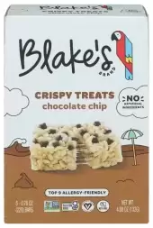 Blakes Seed Based, Crispy Treats Chocolate Chip, 4.68 Oz(Case Of 6)