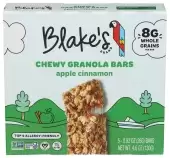 Blakes Seed Based, Chewy Granola Bars Apple Cinnamon Nut Free, 4.6 Oz(Case Of 6)