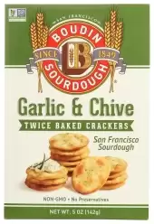 5 Oz Garlic-N-Chive Naturally Baked Pita Cracker
