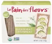Le Pain Des Fleurs Organic Crispbread Gluten Free Buckwheat 5.3 Oz