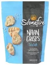 Stonefire, Sea Salt Naan Crisps, 6 Oz (Case Of 12)