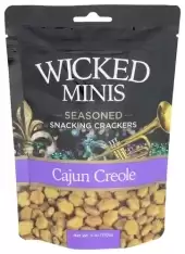 Wicked Minis Soup And Oyster Crackers - Seasoned Flavored Mini Puffed Soup Crackers Snacking Mix - 6