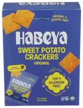Habeya Gluten-Free Sweet Potato Crackers Original