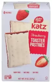 Katz, Strawberry Toaster Pastries, 8 Oz (Case Of 6)