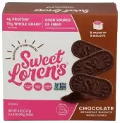 Sweet Loren'S, Breakfast Biscuits, Chocolate, 1.6 Oz (45 G) Each