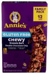 Annie'S Homegrown, Organic Double Chocolate Chip Granola Bars, 11.76 Oz (Case Of 6)