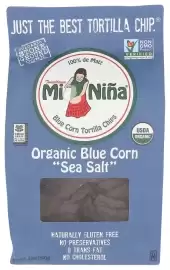 Mi Nina Tortilla Chip, Blue 12 Oz Bag