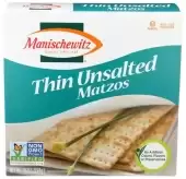 Manischewitz, Thin Matzos Unsalted, 10 Oz 