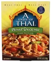 A Taste Of Thai Peanut Sauce Mix Classic Thai Flavor 3.5 Oz