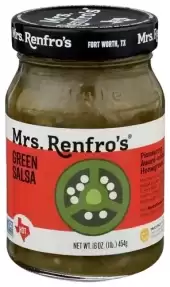 Mrs Renfro, Salsa Green Hot,16 Oz