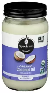 Spectrum Culinary, Organic Coconut Oil, Refined, 14 Fl Oz (414 Ml)