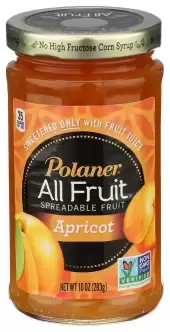 9434 10 Oz. All Fruit With Fiber Apricot Spreadable Fruit