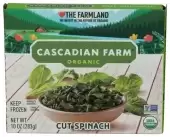 Cascadian Farm Organic Chopped Spinach 10 Oz Bag