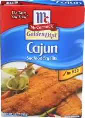 Mccormick Golden Dipt Cajun Style Seafood Fry Mix 10.0 Oz Box