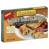 Spinach Broccoli Blintzes
