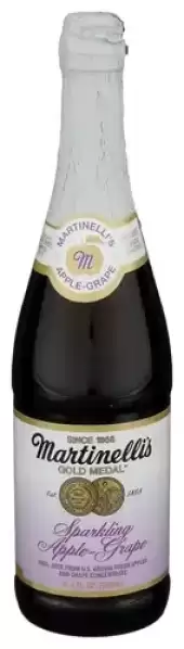 Martinelli'S Sparkling Juice Apple Grape 25.4 Fl Oz