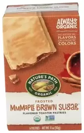 Nature'S Path Organic Frosted Toaster Pastries Maple Brown Sugar 11 Oz