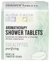 Aura Cacia Purifying Eucalyptus Aromatherapy Shower Tablets 3 1 Oz Tablets