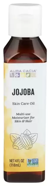 Aura Cacia Jojoba Skin Care Oil 4 Fl Oz