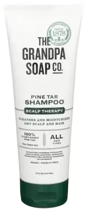 The Grandpa Soap Co. Pine Tar Shampoo Scalp Therapy 8 Fl Oz (237 Ml)