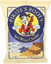 Pirate Brands Pirate'S Booty Aged White Cheddar Cheese Puffs - 4Oz