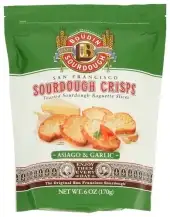Boudin Sourdough , Asiago Garlic Crisps, 6 Oz