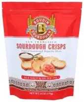 Boudin Sourdough , Crisps Sea Salt Olive Oil, 6 Oz (Case Of 11)