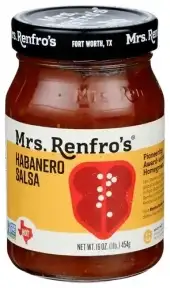 Mrs Renfro , Salsa Habanero, 16 Oz (Case Of 6)