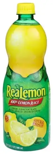 Real Lemon Realemon 100% Lemon Juice 32 Fl Oz