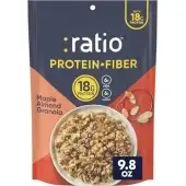 Ratio Protein Fiber Maple Almond Granola Cereal, 18G Protein, 9.8 Oz