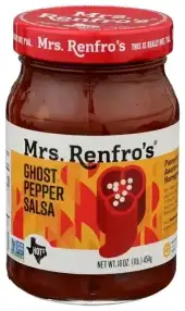 Mrs Renfro , Salsa Ghost Pppr, 16 Oz (Case Of 6)
