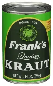 Franks Frank'S Quality Sauerkraut 14Oz