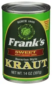 Franks Frank S Bavarian Style Sauerkraut 14 Oz Can