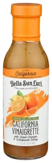 Bella Sun Luci California Vinaigrette With Sweet Oranges & Wildflower Honey 12 Fl Oz