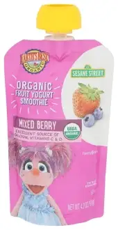 Earths Best Earth'S Best Organic Fruit Yogurt Smoothie 2+ Years Mixed Berry 4.2 Oz