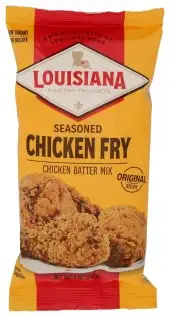 Louisiana Fish Fry Louisiana Seasoned Crispy Chicken Fry Batter Mix - 9Oz