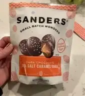 Sanders , Caramel Dark Chocolate Eggs, 7 Oz (Case Of 6)