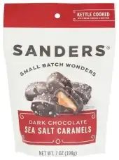 Sanders , Sea Salt Caramel Dark Chocolate, 7 Oz  (Case Of 6)