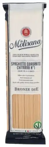 La Molisana , Spaghetto Quadrato Chitarra Pasta, 16 Oz (Case Of 18)