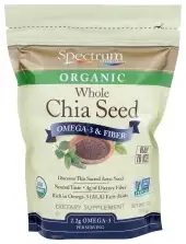 Spectrum Essential S, Organic Whole Chia Seed, 12 Oz Cvs