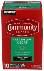 Community Coffee Coffee Ss Decaf Cafe Spe