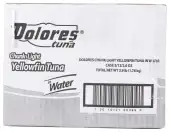 Dolores , Chunk Light Yellowfin Tuna In Wat, 2.6 Ounce
