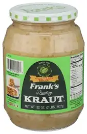 Franks Sauerkraut Shrd Glass-32 Oz