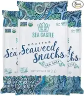 Sea Castle Seaweed Snck Sea Slt 3Pk