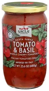 Sacla 316077 24 Oz Tomato Cherry N Basil