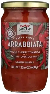 Sacla 316074 24 Oz Tomatos Cherry Arrabbiata