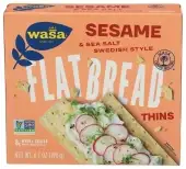 Wasa Flatbread Thins Sesame & Sea Salt 6.7 Oz