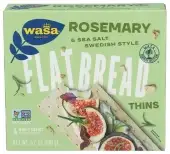 Wasa Flatbread Thins Rosemary & Sea Salt 6.7 Oz