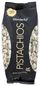 Wonderful Pistachios Roasted And Lightly Salted - 16Oz