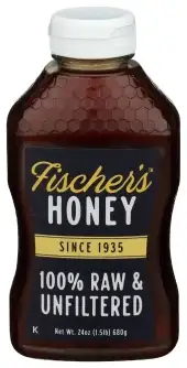 Fischers Honey Fischer'S Raw & Unfiltered Dark Honey 24 Oz